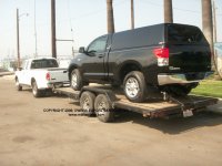 Toyota Tundra with shell